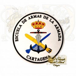 Parche de goma de la Escuela de Armas de la Armada Base de